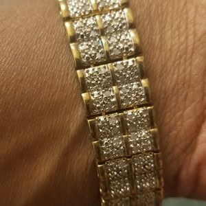 Gold plated bracelet